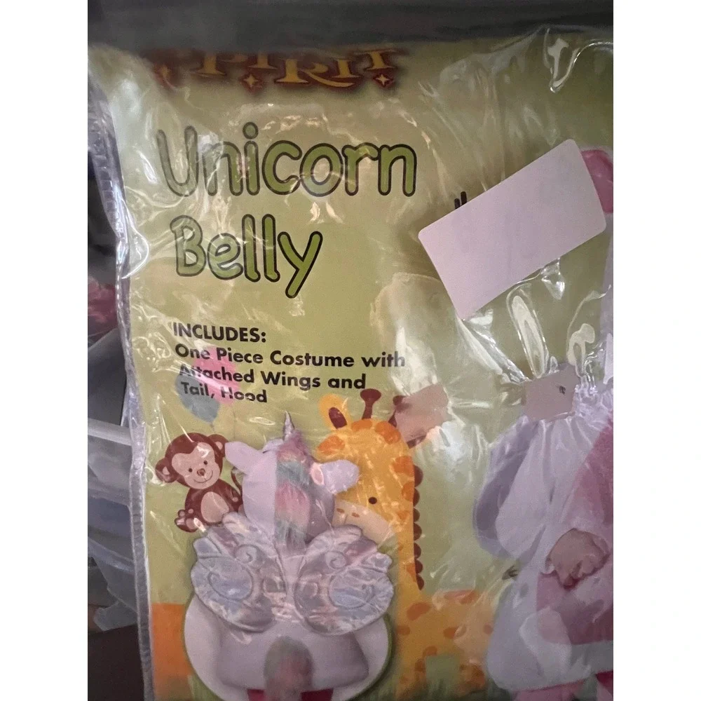 NEW Spirit Baby Unicorn Belly Complete Costume 18-24 months Halloween Dress-Up